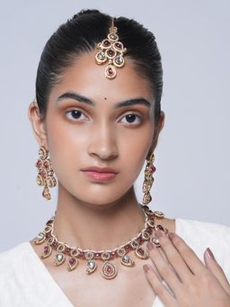 CAO JEWELLERY - Pink Designer Jewellery Set