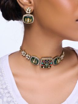 CAO JEWELLERY - Embroidered Designer Jewellery Set