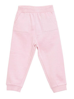 The Mom Store - Casual Joggers with Fleece - Pink