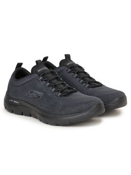 SKECHERS - Men Summits - Louvin Black Running Shoes