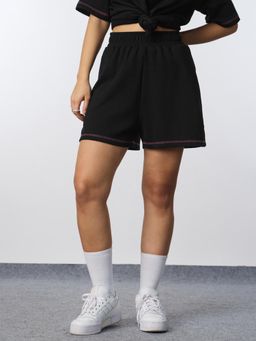 The Souled Store - Official Textured Shorts Tom The Devil Women Shorts