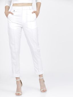 TOKYO TALKIES - Women Tapered Fit Trousers