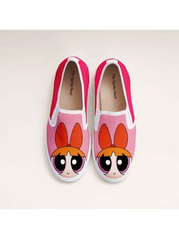 The Quirky Naari - Blossom: PPG Slip-On Sneakers - Pink