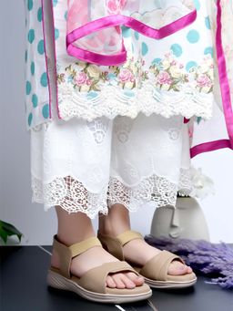 Shoetopia - Orthopedic Doctor Sole Beige Sandals for Women