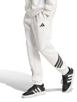 adidas - Men White Stripes Polyester Trackpant
