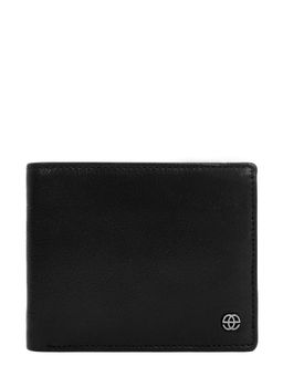 Eske - Kellen Mens Two Fold Wallet, 7 Card Holders, Black Vintage
