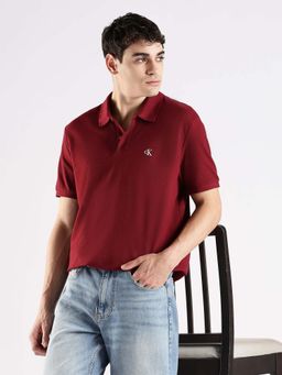 Calvin Klein - Solid Regular Fit Cotton Polo T-Shirt