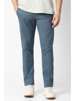 Van Heusen - Blue Textured Trouser