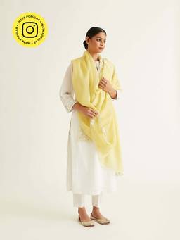 Ancestry - Pinto Lime Dupatta