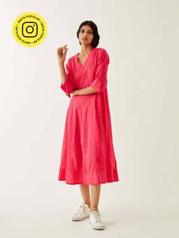 Ancestry - Rang Bahaar Dress - Pink