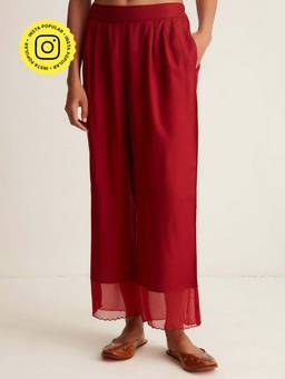 Ancestry - Rosemary Red Solid Pants