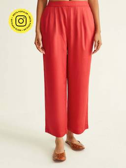 Ancestry - Blush Up Pink Straight Pants