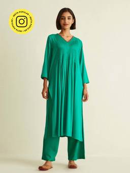 Ancestry - Flora Solid Kurta