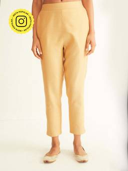 Ancestry - Orange Printed Straight Pant