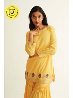 Ancestry - Resham Embroidered Short Kurti