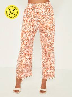 Ancestry - Leaf Print Coin Trouser