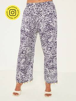 Ancestry - Leaf Print Straight Trouser