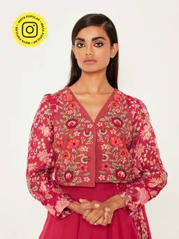 Ancestry - Summer Bloom Crop Jacket