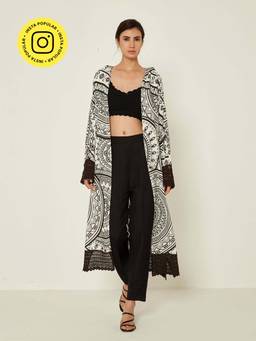 Ancestry - Rayon Printed Stylish Jacket