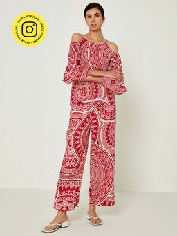 Ancestry - Printed Crepe Co-ord (Set of 2)