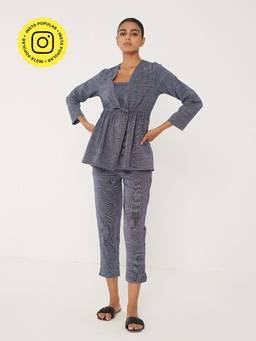 Ancestry - Grey Solid Co-Ord (Set of 3)