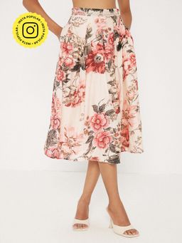 Ancestry - Multi Floral Printed Skirt