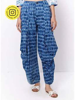 Ancestry - Blue Shibori Dhoti Trousers