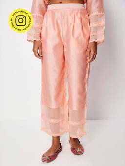 Ancestry - Peach Solid Wide Pant