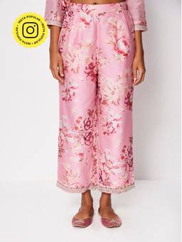Ancestry - Pink Floral Embellished Pant
