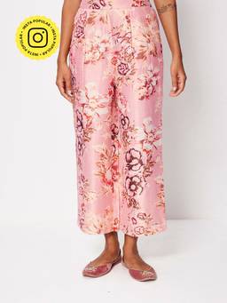 Ancestry - Pink Printed Floral Pant