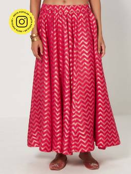 Ancestry - Kaashi Chevron Brocade Skirt