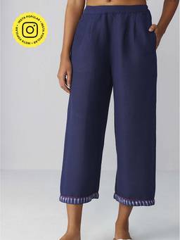 Ancestry - Kantha Stitch Straight Pant