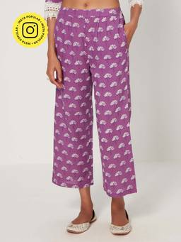 Ancestry - Lotus Print Straight Pant