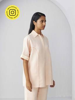 Ancestry - Pink Kaftan Shirt