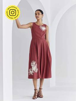 Ancestry - Wild Flower Flared Dress