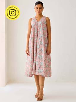 Ancestry - Pink Sleeveless Dress