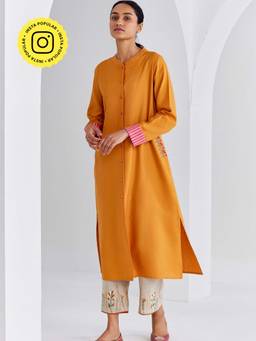 Ancestry - Mustard Flower Pocket Kurta