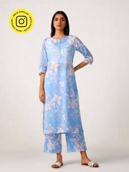 Ancestry - Floral Printed Kurta