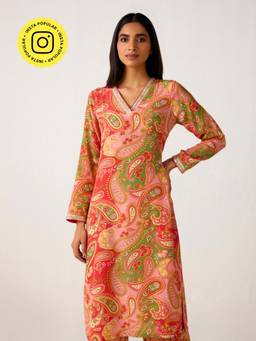 Ancestry - Chandni Paisley Printed Kurta