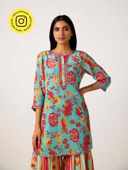 Ancestry - Chandni Mirror Work Kurta