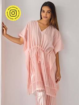 Ancestry - Pink Kaftan Top