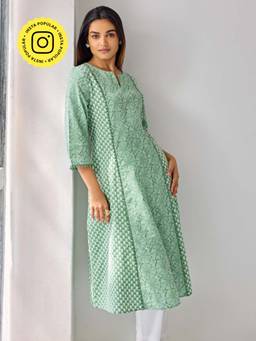 Ancestry - Summer Green Kurta