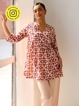 Ancestry - Meera Fit and Flare Kurti