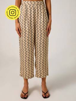 Ancestry - Geo Printed Straight Pant