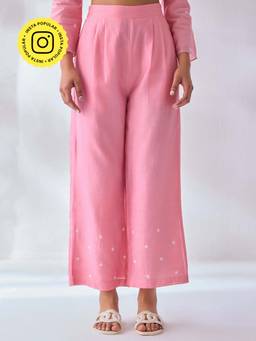 Ancestry - Maher Chikankari Straight Pant