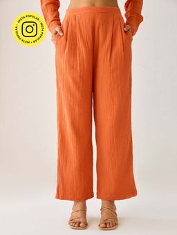 Ancestry - Rust Summer Straight Pants
