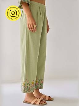 Ancestry - Linen Blooming Tale Pant