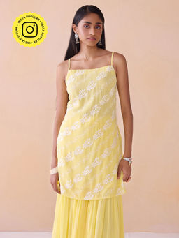 Ancestry - Chand Bazzar Chikankari Slip Kurta