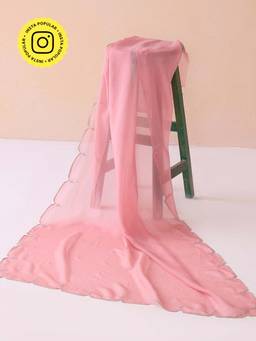 Ancestry - Noor Pink Organza Drape