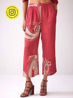 Ancestry - Paisley Route Pink Pant